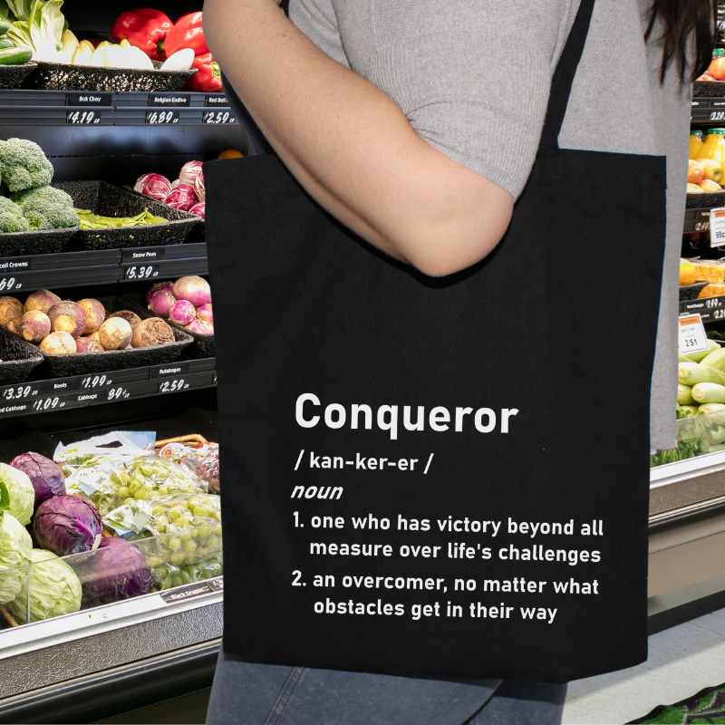 Conqueror Definition Tote Bag