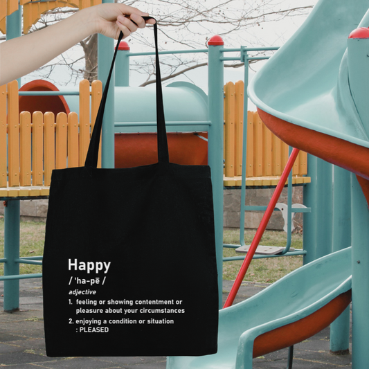 Happy Definition Tote Bag