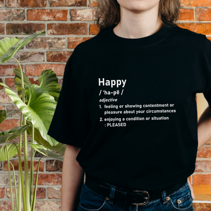 Definition of Happy T-shirt