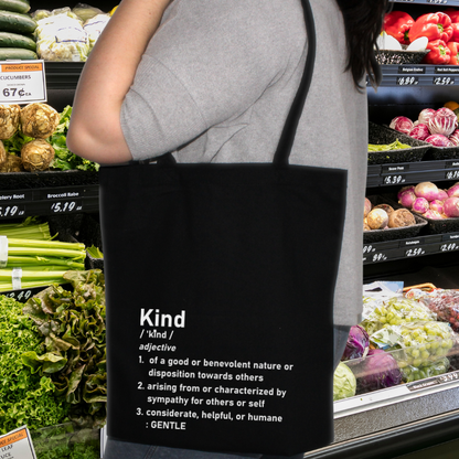 Definition of Kind Tote Bag