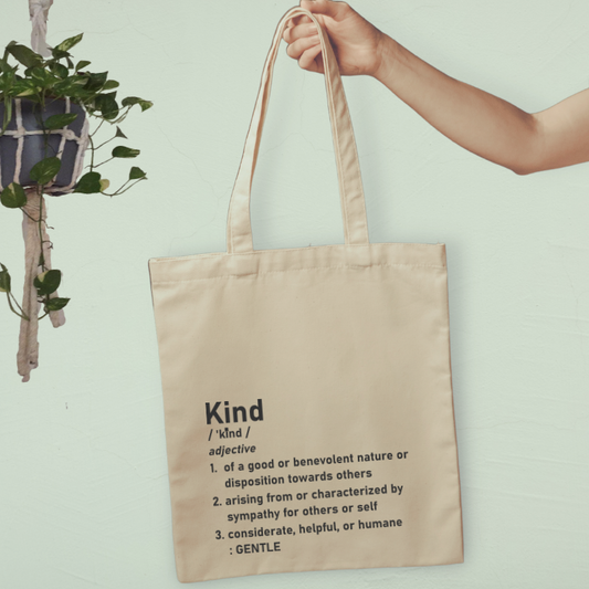 Definition of Kind Tote Bag