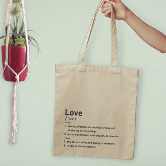 Definition of Love Tote Bag