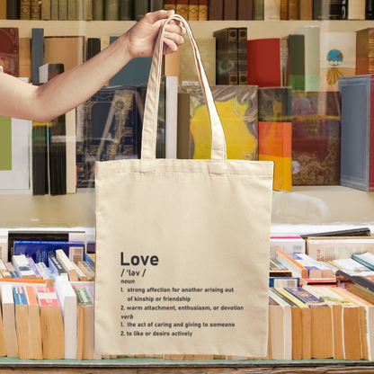 Definition of Love Tote Bag